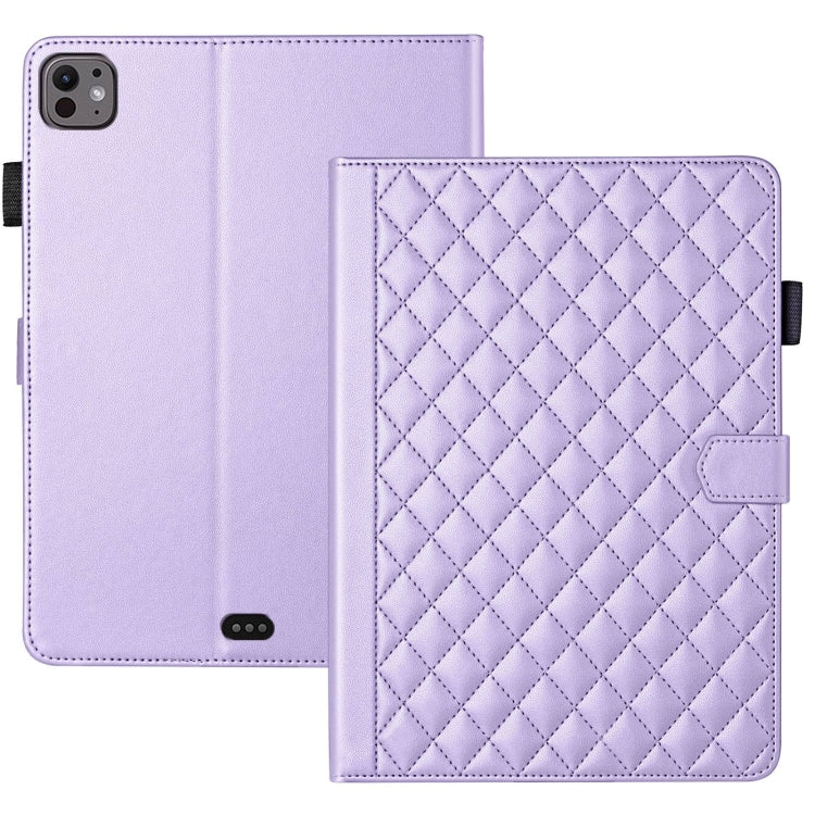 Rhombus Lattice Leather Smart Tablet Case, For iPad Pro 13 2024, For iPad Pro 11 2024, For iPad Pro 12.9 2022 / 2021 / 2020, For iPad Pro 11 2022 / 2021 / 2020, For iPad 10th Gen 10.9 2022, For iPad 10.2 2021 / 2020 / 10.5