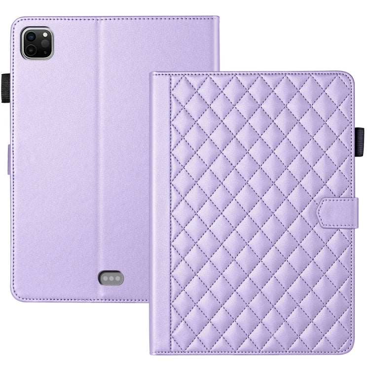 Rhombus Lattice Leather Smart Tablet Case, For iPad Pro 13 2024, For iPad Pro 11 2024, For iPad Pro 12.9 2022 / 2021 / 2020, For iPad Pro 11 2022 / 2021 / 2020, For iPad 10th Gen 10.9 2022, For iPad 10.2 2021 / 2020 / 10.5