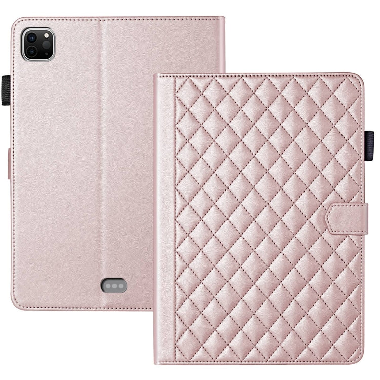 Rhombus Lattice Leather Smart Tablet Case, For iPad Pro 13 2024, For iPad Pro 11 2024, For iPad Pro 12.9 2022 / 2021 / 2020, For iPad Pro 11 2022 / 2021 / 2020, For iPad 10th Gen 10.9 2022, For iPad 10.2 2021 / 2020 / 10.5