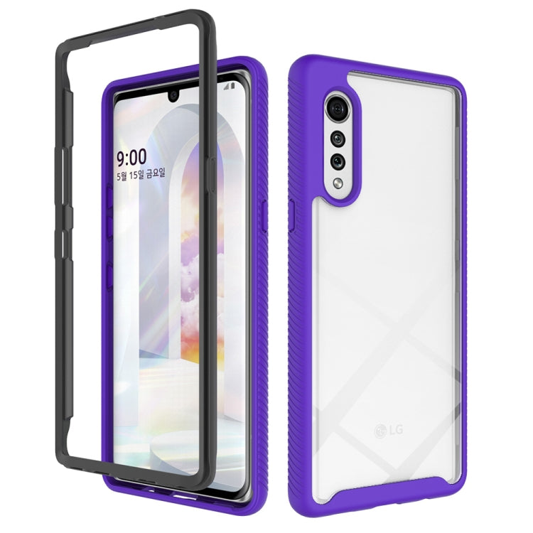 Starry Sky Solid Color Series Shockproof PC + TPU Protective Case, For LG Velvet