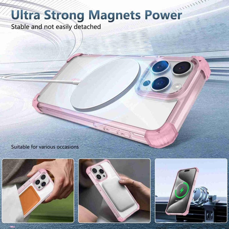 Transparent MagSafe Magnetic Phone Case, For iPhone 15 Pro Max, For iPhone 15 Pro, For iPhone 15 Plus, For iPhone 15