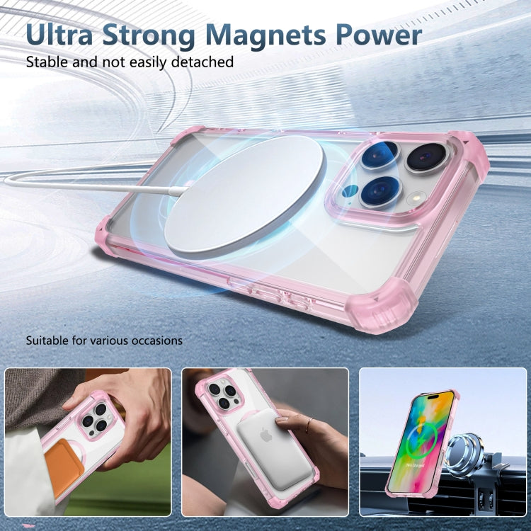 Transparent MagSafe Magnetic Phone Case, For iPhone 16 Pro Max, For iPhone 16 Pro, For iPhone 16 Plus, For iPhone 16, For iPhone 15 Pro Max, For iPhone 15 Pro