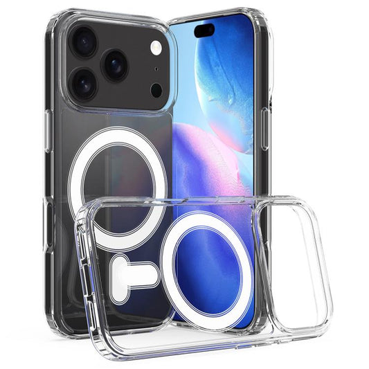MagSafe Clear Acrylic PC Hybrid TPU Phone Case