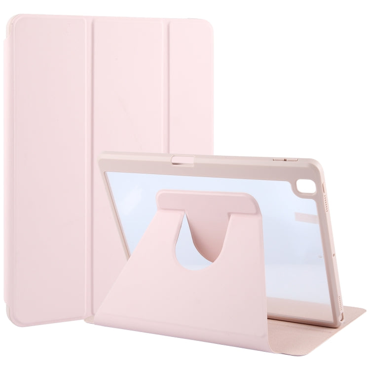 GEBEI Acrylic TPU 3-folding Rotating Smart Tablet Leather Case withh Pen Slot, For iPad Pro 11 2022 / 2021 / 2020, For iPad 10th Gen 10.9 2022, For iPad 10.2 2021 / 2020 / 2019 / Air 3, For iPad 9.7 2018 & 2017 / Air / Air2