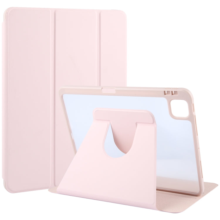 GEBEI Acrylic TPU 3-folding Rotating Smart Tablet Leather Case withh Pen Slot, For iPad Pro 11 2022 / 2021 / 2020, For iPad 10th Gen 10.9 2022, For iPad 10.2 2021 / 2020 / 2019 / Air 3, For iPad 9.7 2018 & 2017 / Air / Air2