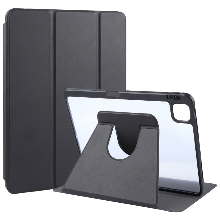 GEBEI Acrylic TPU 3-folding Rotating Smart Tablet Leather Case withh Pen Slot, For iPad Pro 11 2022 / 2021 / 2020, For iPad 10th Gen 10.9 2022, For iPad 10.2 2021 / 2020 / 2019 / Air 3, For iPad 9.7 2018 & 2017 / Air / Air2