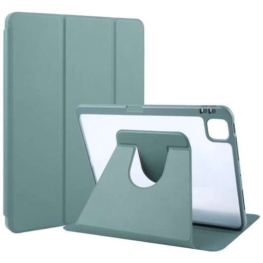 GEBEI Acrylic TPU 3-folding Rotating Smart Tablet Leather Case withh Pen Slot, For iPad Pro 12.9 2022 / 2021 / 2020, For iPad Pro 11 2024, For iPad Pro 11 2022 / 2021 / 2020, For iPad 10.2 2021 / 2020 / 2019 / Air 3