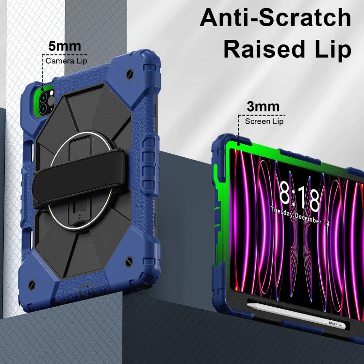 Contrast Color Robot Silicone Hybrid PC Tablet Case