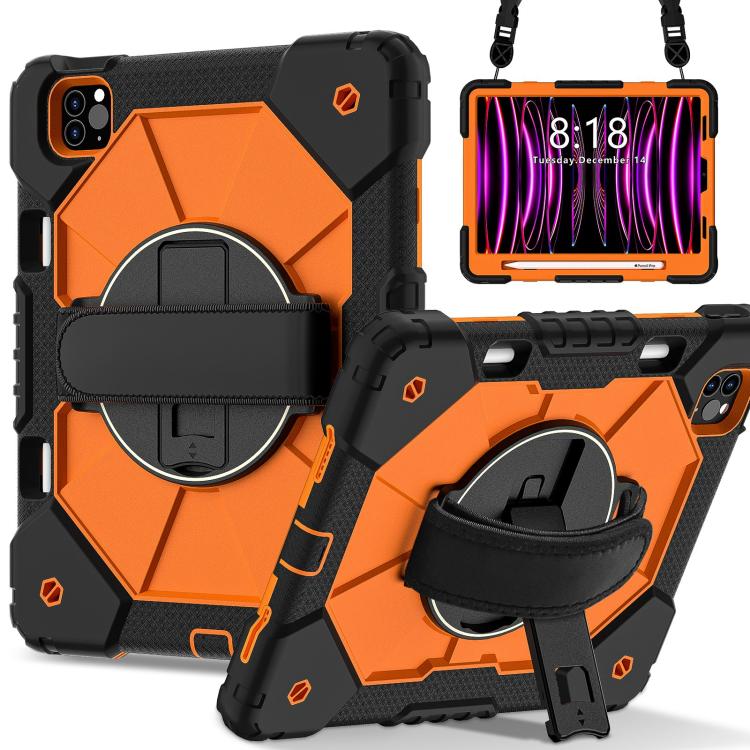 Contrast Color Robot Silicone Hybrid PC Tablet Case