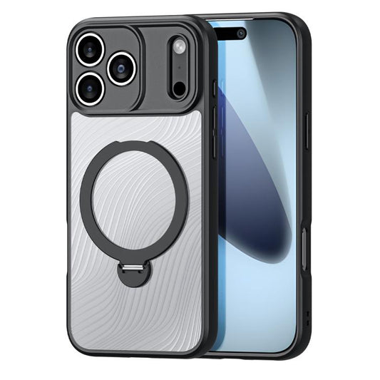 DUX DUCIS Aimo Mag Series MagSafe Ring Holder Frosted Phone Case, For iPhone 17 Pro Max, For iPhone 17 Pro, For iPhone 17, For iPhone 17 Air, For iPhone 16 Pro Max, For iPhone 16 Pro, For iPhone 16 Plus, For iPhone 16