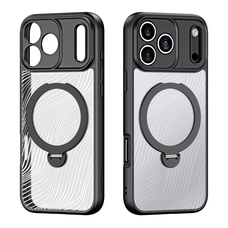 DUX DUCIS Aimo Mag Series MagSafe Ring Holder Frosted Phone Case, For iPhone 17 Pro Max, For iPhone 17 Pro, For iPhone 17, For iPhone 17 Air, For iPhone 16 Pro Max, For iPhone 16 Pro, For iPhone 16 Plus, For iPhone 16