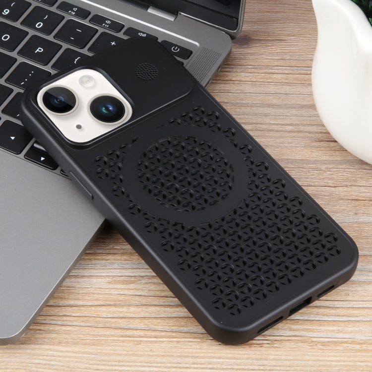 Pure Color Honeycomb Aromatherapy MagSafe Phone Case, For iPhone 15 Plus, For iPhone 15, For iPhone 14 Plus, For iPhone 14, For iPhone 14 Pro, For iPhone 14 Pro Max