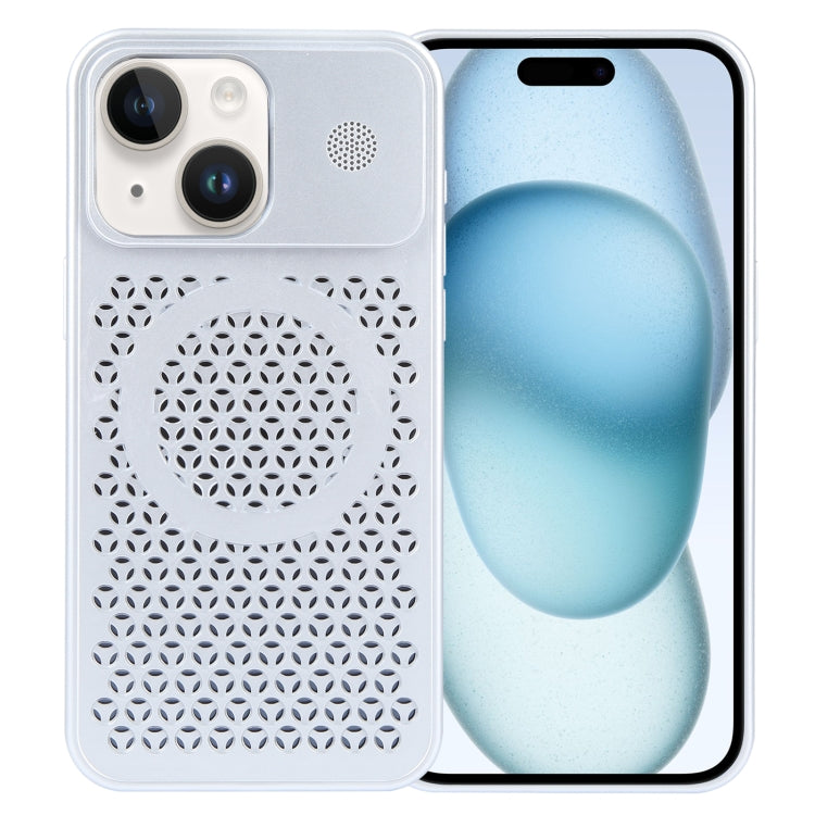 Pure Color Honeycomb Aromatherapy MagSafe Phone Case, For iPhone 15 Pro Max, For iPhone 15 Pro, For iPhone 15 Plus, For iPhone 15