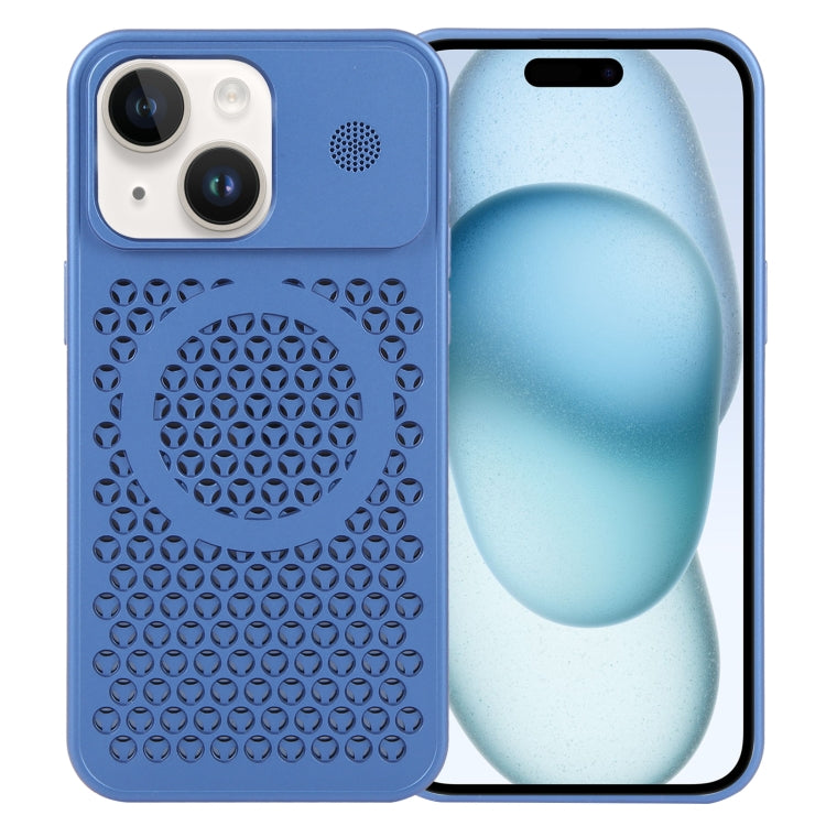 Pure Color Honeycomb Aromatherapy MagSafe Phone Case, For iPhone 15 Pro Max, For iPhone 15 Pro, For iPhone 15 Plus, For iPhone 15