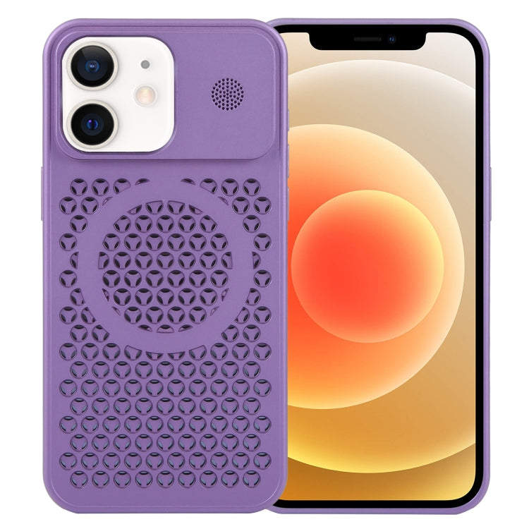 Pure Color Honeycomb Aromatherapy MagSafe Phone Case, For iPhone 13 Pro Max, For iPhone 13 Pro, For iPhone 13, For iPhone 12, For iPhone 12 Pro Max, For iPhone 12 Pro