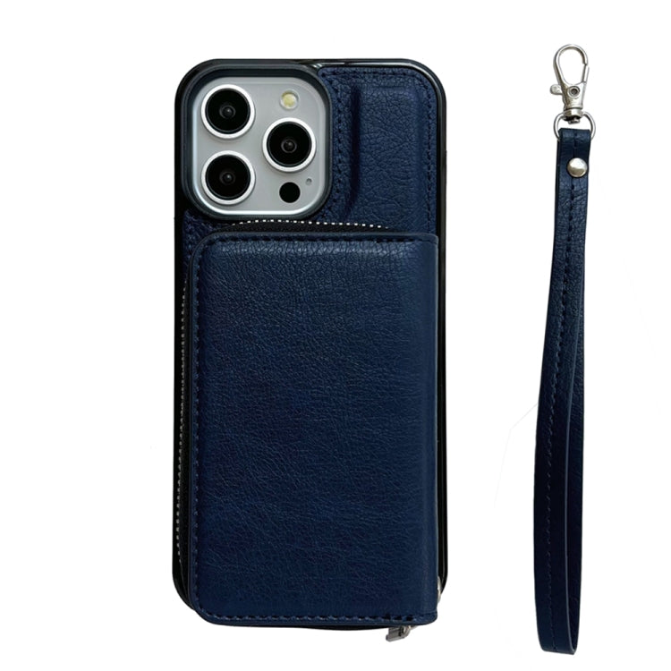 Solid Color Zipper 11-Card Slots Bag Phone Case with Lanyard, For iPhone 16 Pro Max, For iPhone 16 Pro, For iPhone 16 Plus, For iPhone 16, For iPhone 15 Pro Max, For iPhone 15 Pro