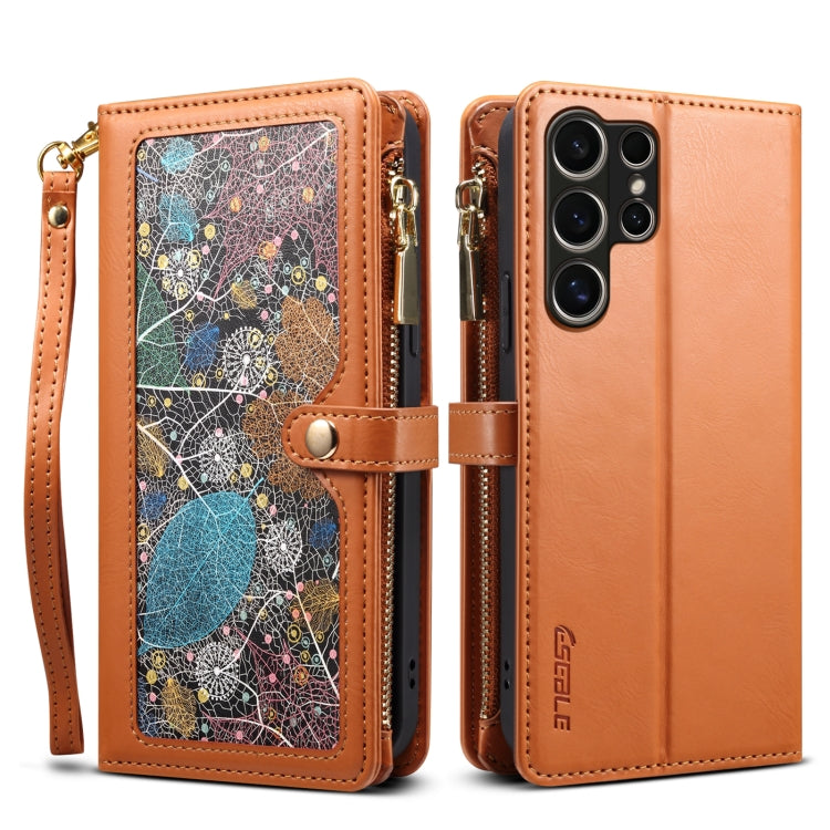 ESEBLE Star Series Lanyard Zipper Wallet RFID Leather Case, For Samsung Galaxy S25 5G, For Samsung Galaxy S25+ 5G, For Samsung Galaxy S25 Ultra 5G, For Samsung Galaxy S24 FE 5G, For Samsung Galaxy S24 Ultra 5G, For Samsung Galaxy S24+ 5G