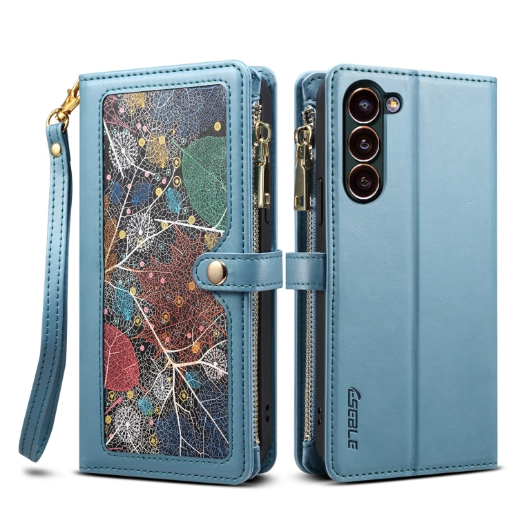 ESEBLE Star Series Lanyard Zipper Wallet RFID Leather Case, For Samsung Galaxy S25 5G, For Samsung Galaxy S25+ 5G, For Samsung Galaxy S25 Ultra 5G, For Samsung Galaxy S24 FE 5G, For Samsung Galaxy S24 Ultra 5G, For Samsung Galaxy S24+ 5G