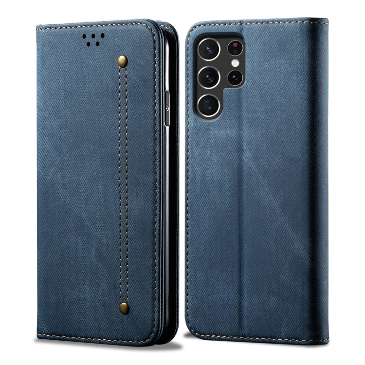 Denim Texture Casual Style Horizontal Flip Leather Case, For Samsung Galaxy S25 5G, For Samsung Galaxy S25+ 5G, For Samsung Galaxy S25 Ultra 5G, For Samsung Galaxy S24 FE 5G, For Samsung Galaxy S24 Ultra 5G, For Samsung Galaxy S24+ 5G