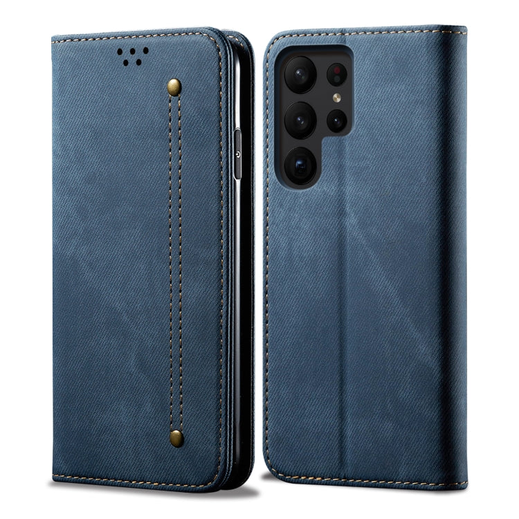 Denim Texture Casual Style Horizontal Flip Leather Case, For Samsung Galaxy S25 5G, For Samsung Galaxy S25+ 5G, For Samsung Galaxy S25 Ultra 5G, For Samsung Galaxy S24 FE 5G, For Samsung Galaxy S24 Ultra 5G, For Samsung Galaxy S24+ 5G