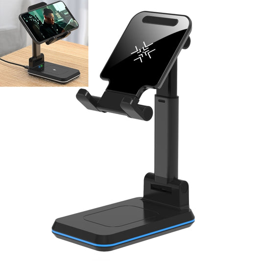 T6 2 in 1 Portable Folding Stand Wireless Charging, Only Bracket, Single Charge, Double Charge