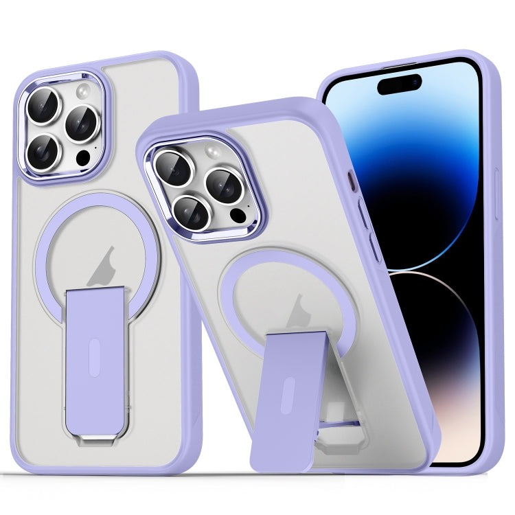 Acrylic Hybrid TPU MagSafe Holder Phone Case, For iPhone 14 Pro Max, For iPhone 13 Pro Max, For iPhone 12 Pro Max, For iPhone 13 Pro, For iPhone 12 / 12 Pro