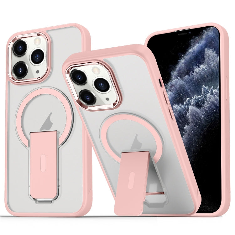 Acrylic Hybrid TPU MagSafe Holder Phone Case, For iPhone 11 Pro Max, For iPhone 11, For iPhone 11 Pro