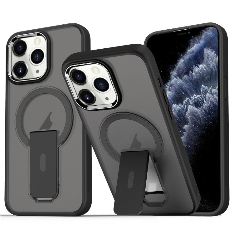 Acrylic Hybrid TPU MagSafe Holder Phone Case, For iPhone 11 Pro Max, For iPhone 11, For iPhone 11 Pro