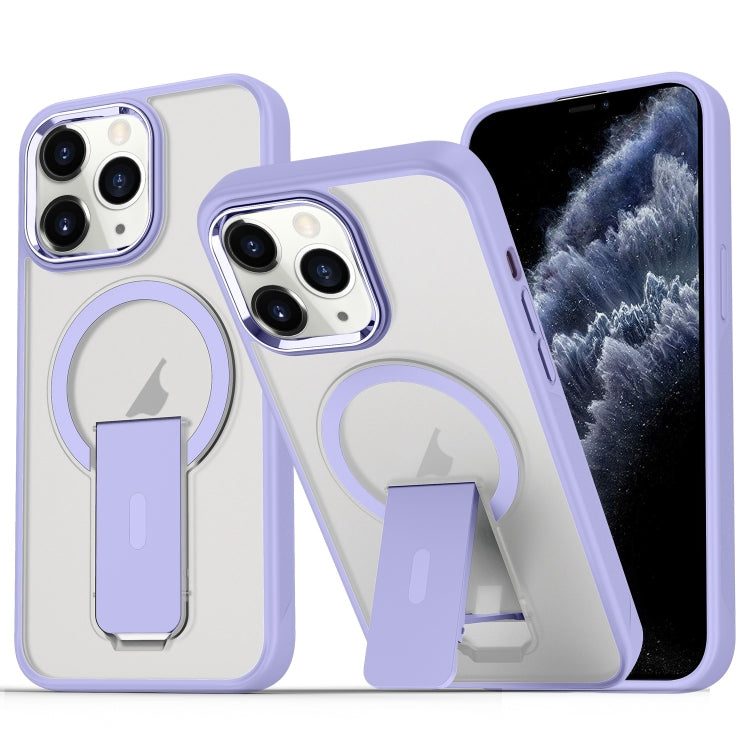 Acrylic Hybrid TPU MagSafe Holder Phone Case, For iPhone 11 Pro Max, For iPhone 11, For iPhone 11 Pro