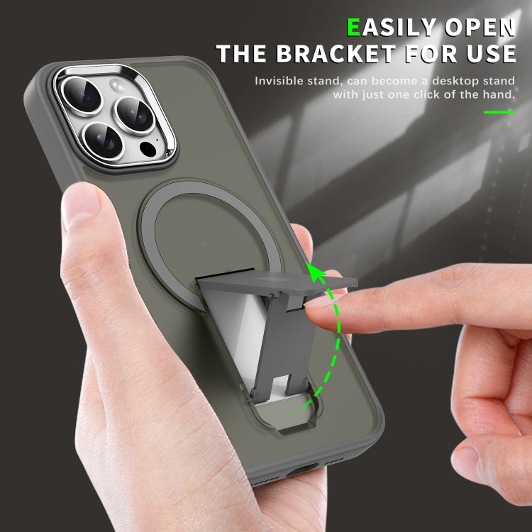 Acrylic Hybrid TPU MagSafe Holder Phone Case, For iPhone 15 Pro, For iPhone 15 Plus / 14 Plus, For iPhone 15, For iPhone 14 / 13, For iPhone 14 Pro