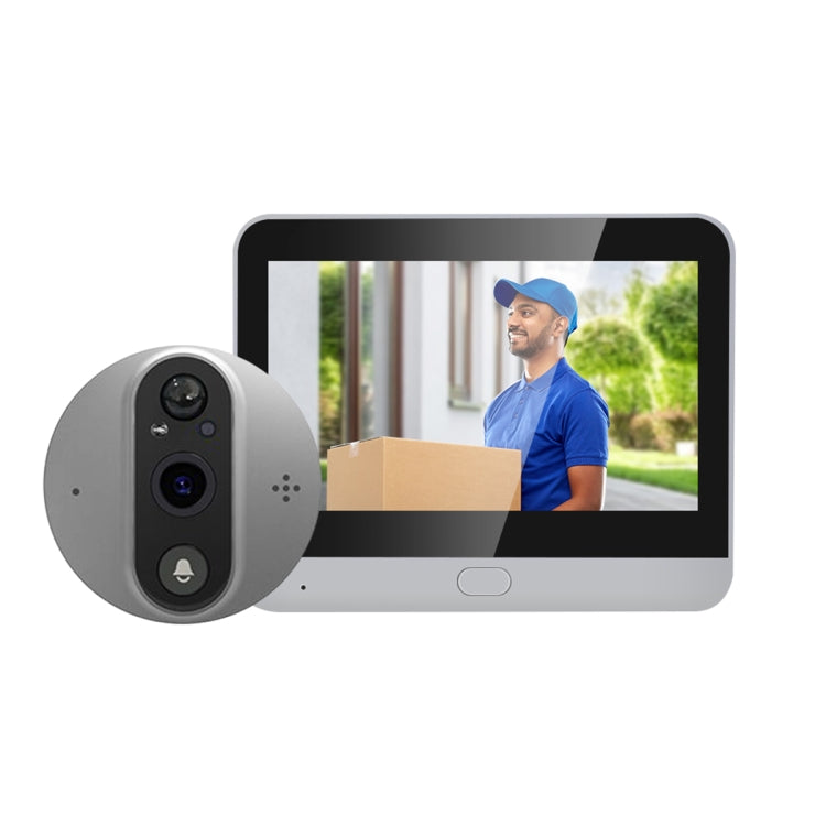 ESCAM C89 1080P 4.3 inch Smart Digital Door Viewer, Support Wide Angle PIR & Night Vision Photo, C89