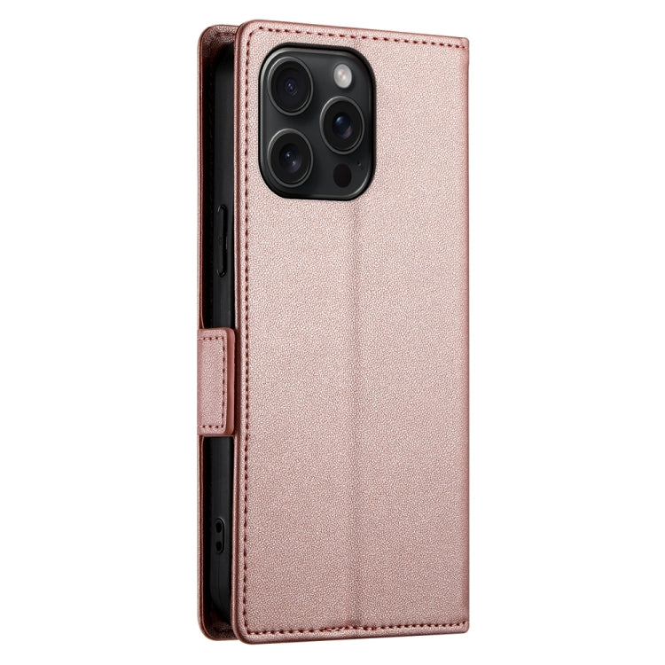 Side Buckle Magnetic Frosted Leather Phone Case, For iPhone 15 Pro Max, For iPhone 15 Pro, For iPhone 15 Plus