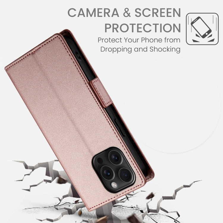 Side Buckle Magnetic Frosted Leather Phone Case, For iPhone 15 Pro Max, For iPhone 15 Pro, For iPhone 15 Plus