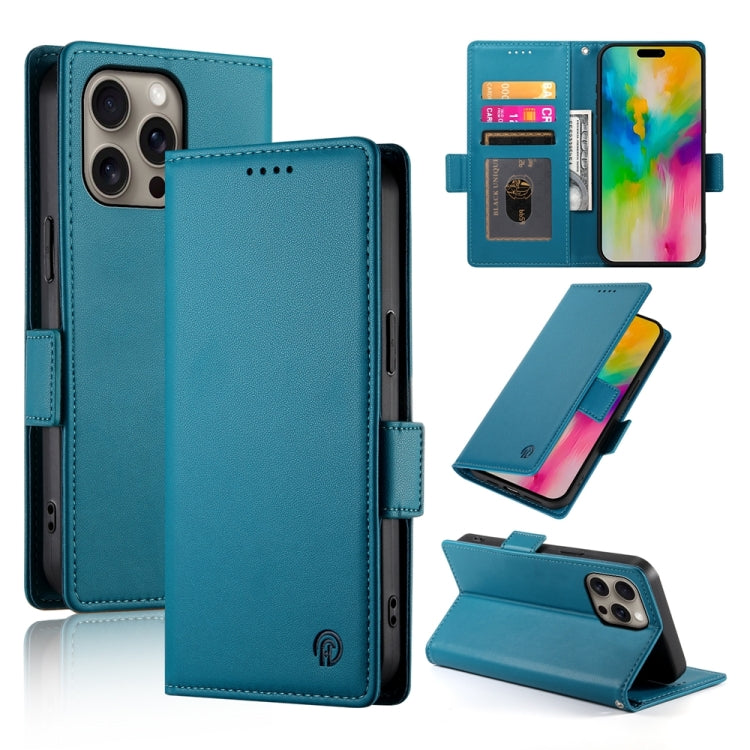 Side Buckle Magnetic Frosted Leather Phone Case