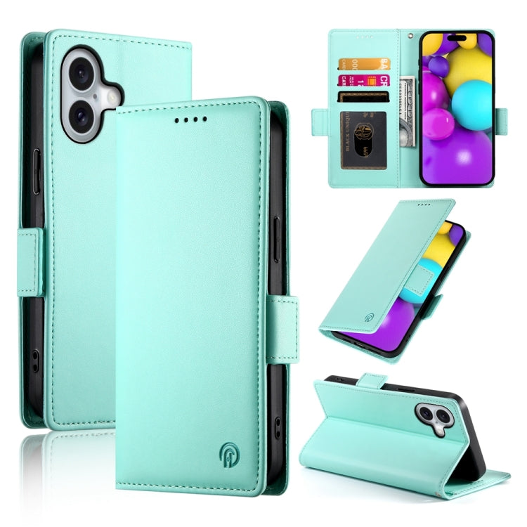 Side Buckle Magnetic Frosted Leather Phone Case