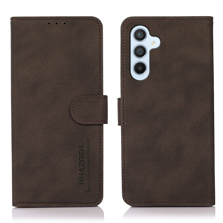 KHAZNEH Matte Texture Leather Phone Case, For Samsung Galaxy S25 Ultra 5G, For Samsung Galaxy S24 FE 5G