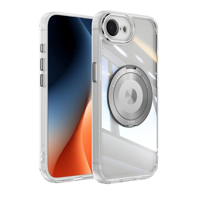 360 Holder Magsafe Acrylic Hybrid TPU Phone Case, For iPhone 16e, For iPhone 16 Pro Max, For iPhone 16 Pro, For iPhone 16 Plus