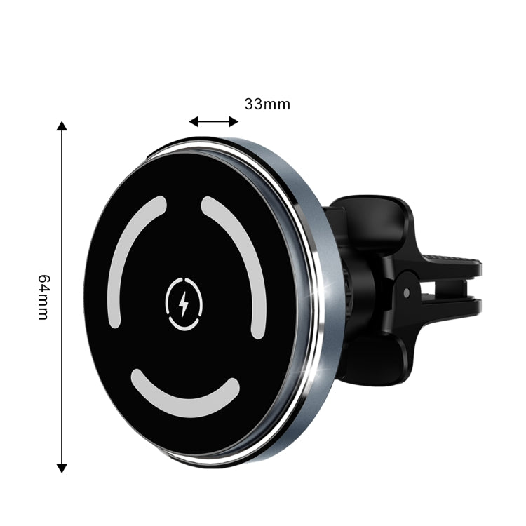 M68 15W Magnetic QI Standard Wireless Charging Car Holder, M68 QI Standard