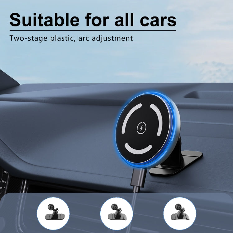 M68 15W Magnetic QI Standard Wireless Charging Car Holder, M68 QI Standard