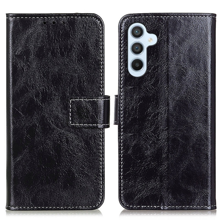 Retro Crazy Horse Texture Leather Phone Case, For Samsung Galaxy S25 Ultra 5G, For Samsung Galaxy S24 FE 5G