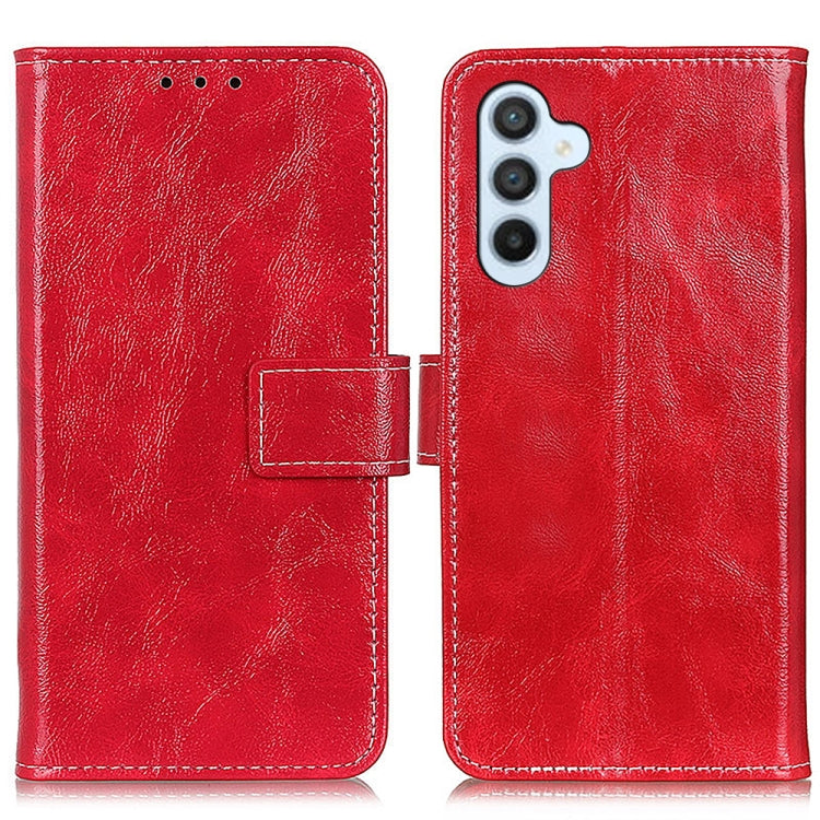 Retro Crazy Horse Texture Leather Phone Case, For Samsung Galaxy S25 Ultra 5G, For Samsung Galaxy S24 FE 5G