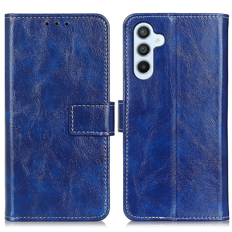 Retro Crazy Horse Texture Leather Phone Case, For Samsung Galaxy S25 Ultra 5G, For Samsung Galaxy S24 FE 5G