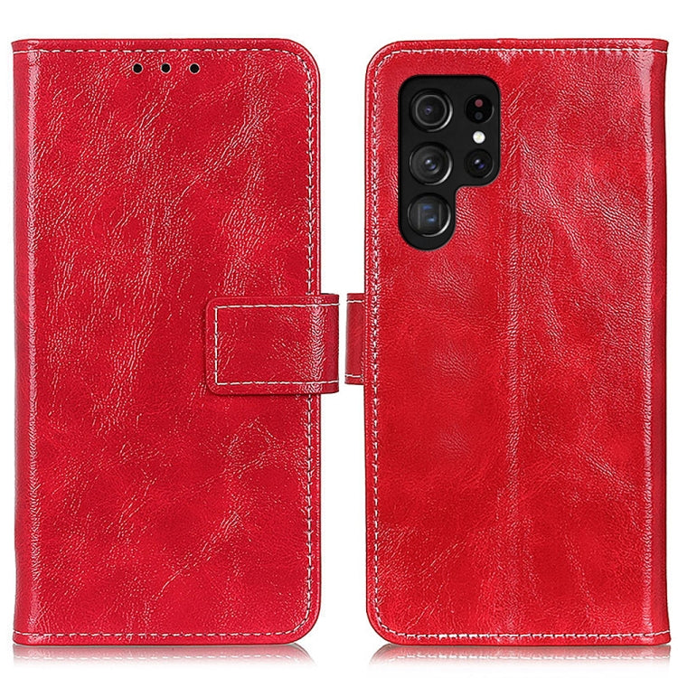 Retro Crazy Horse Texture Leather Phone Case, For Samsung Galaxy S25 Ultra 5G, For Samsung Galaxy S24 FE 5G