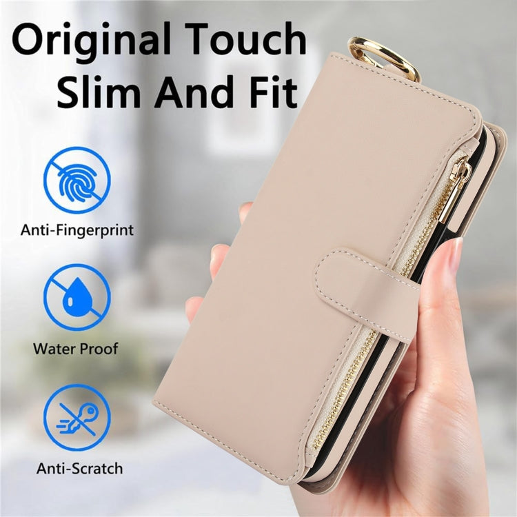 Crossbody Ring Multifunctional Wallet Leather Phone Case, For iPhone 15 Pro Max, For iPhone 15 Pro, For iPhone 15 Plus, For iPhone 15