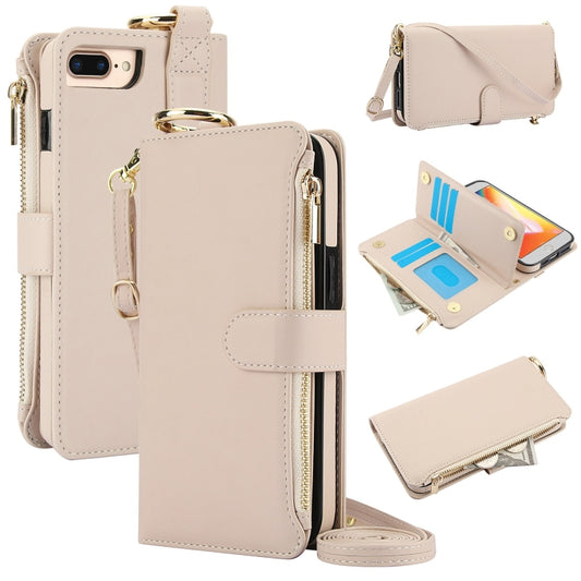 Crossbody Ring Multifunctional Wallet Leather Phone Case, For iPhone 7 / 8 / SE 2022, For iPhone 13 Pro Max, For iPhone 13 Pro