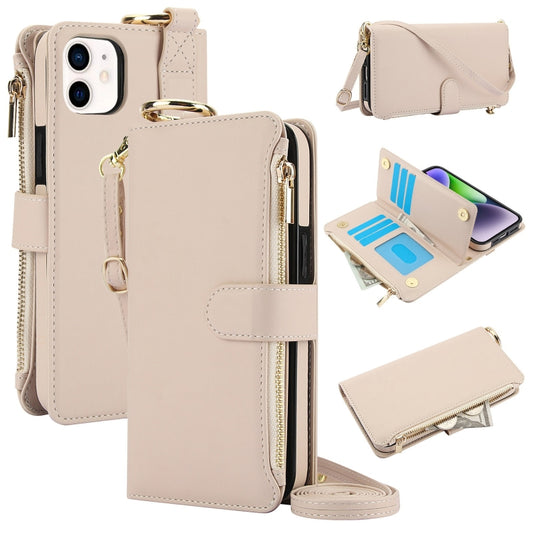 Crossbody Ring Multifunctional Wallet Leather Phone Case, For iPhone 11, For iPhone 11 Pro, For iPhone X / XS