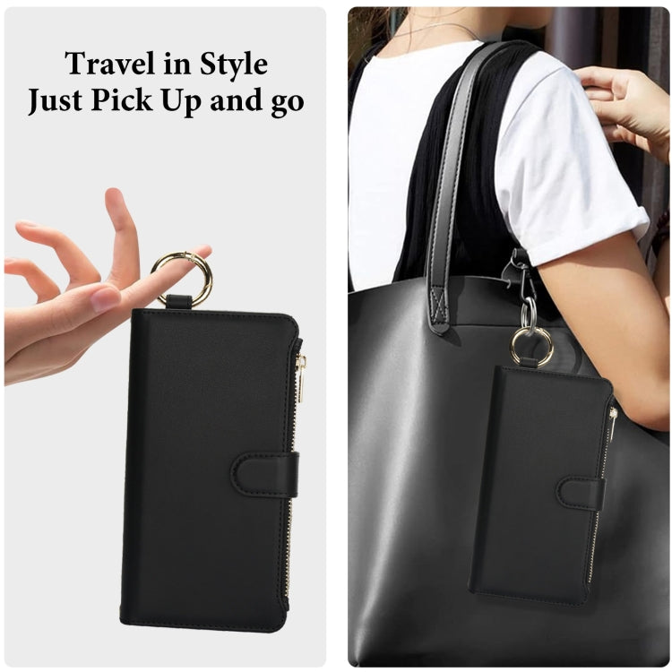 Crossbody Ring Multifunctional Wallet Leather Phone Case, For iPhone XR, For iPhone XS Max, For iPhone 7 Plus / 8 Plus