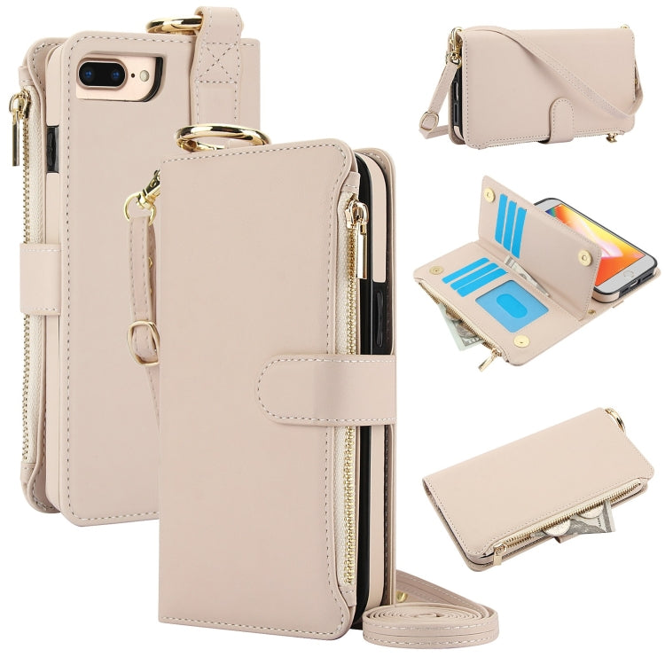 Crossbody Ring Multifunctional Wallet Leather Phone Case, For iPhone XR, For iPhone XS Max, For iPhone 7 Plus / 8 Plus