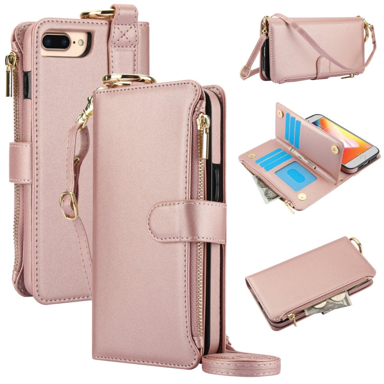 Crossbody Ring Multifunctional Wallet Leather Phone Case, For iPhone XR, For iPhone XS Max, For iPhone 7 Plus / 8 Plus