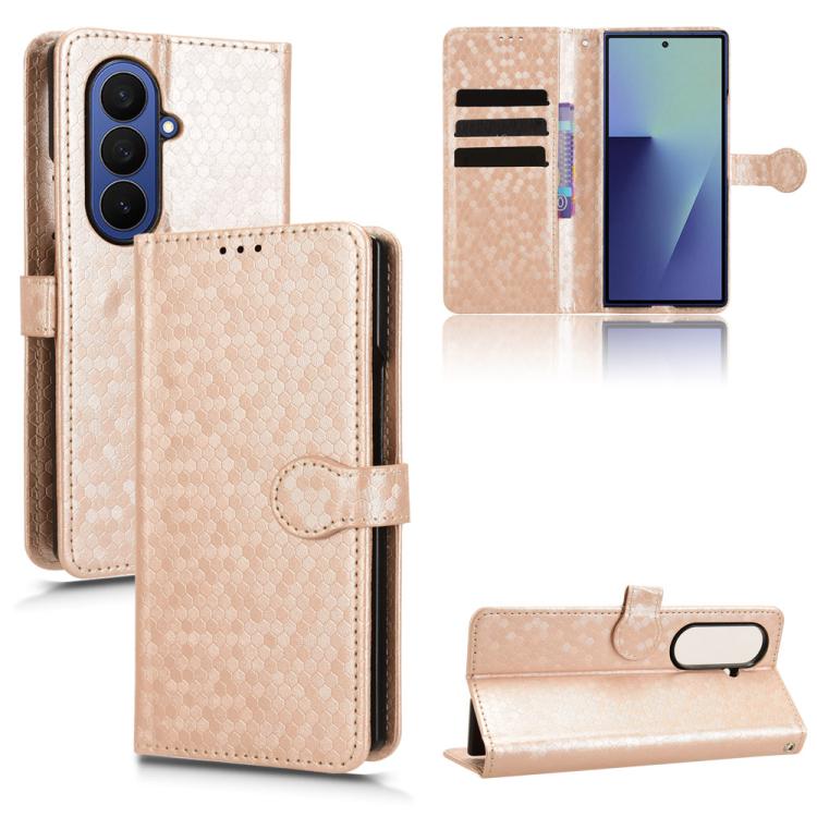 Honeycomb Dot Texture Leather Phone Case
